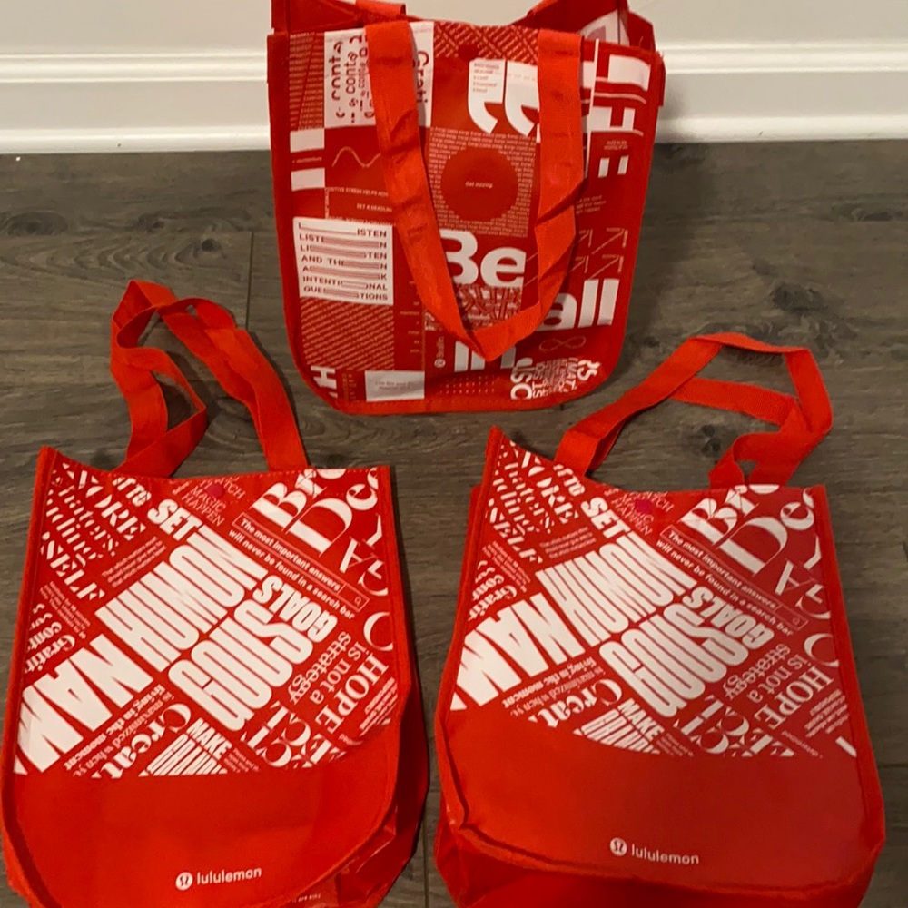 3 Lululemon bags (small)